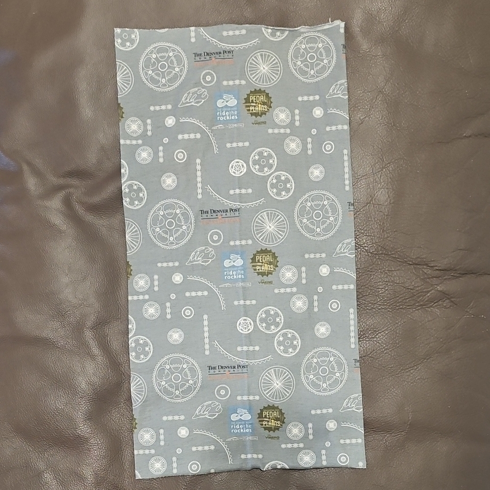 Ride The Rockies Grey Neck Buff, Scarf